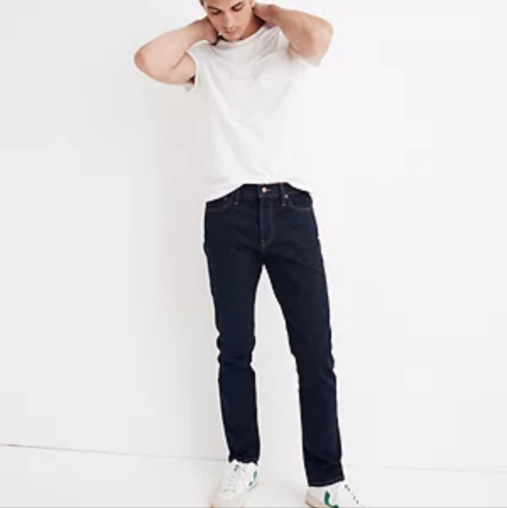 Madewell Slim Jeans in Rinse Wash 40/30